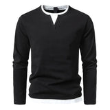 Pascal Herren-Langarmshirt aus gekämmter Baumwolle