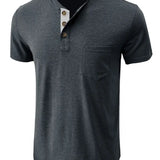 Lässiges Herren-T-Shirt aus Baumwolle