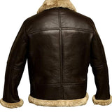 Luca elegante Herrenlederjacke mit Lammfell