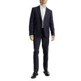 Herren-Anzughose Slim Fit – Marineblau