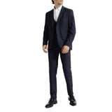 Herren-Anzughose Slim Fit – Marineblau