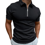 Herren-Poloshirt mit Reißverschluss