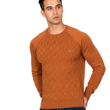 Karierter Herrenpullover – klassisches Muster