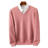 Eleganter Herrenpullover mit V-Ausschnitt