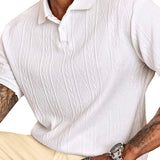 Sommer-Poloshirt für Herren mit Knopfleiste