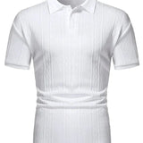 Sommer-Poloshirt für Herren mit Knopfleiste
