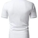 Sommer-Poloshirt für Herren mit Knopfleiste