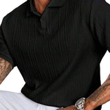 Sommer-Poloshirt für Herren mit Knopfleiste