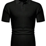 Sommer-Poloshirt für Herren mit Knopfleiste