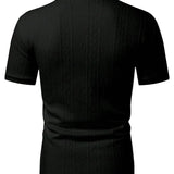 Sommer-Poloshirt für Herren mit Knopfleiste