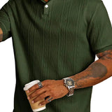 Sommer-Poloshirt für Herren mit Knopfleiste