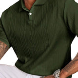 Sommer-Poloshirt für Herren mit Knopfleiste