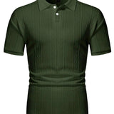 Sommer-Poloshirt für Herren mit Knopfleiste