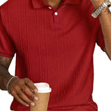 Sommer-Poloshirt für Herren mit Knopfleiste