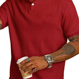 Sommer-Poloshirt für Herren mit Knopfleiste