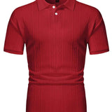 Sommer-Poloshirt für Herren mit Knopfleiste