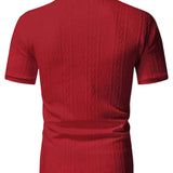 Sommer-Poloshirt für Herren mit Knopfleiste