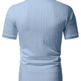 Sommer-Poloshirt für Herren mit Knopfleiste