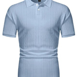 Sommer-Poloshirt für Herren mit Knopfleiste