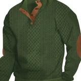 Eleganter Herrenpullover mit Knöpfen