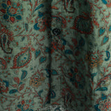 Hans Retro-Kurzarmhemd für Herren mit Paisley-Muster – Grün