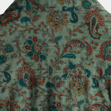 Hans Retro-Kurzarmhemd für Herren mit Paisley-Muster – Grün