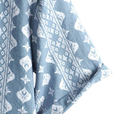 Thomas Gestreiftes Retro-Kurzarmhemd für Herren – Blau