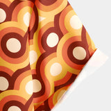 Oranges Retro-Herrenhemd im 70er-Stil