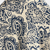 Beiges Vintage-Paisley-Herrenhemd