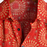 Boho-Hawaiihemd für Herren im 70er-Stil