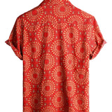 Boho-Hawaiihemd für Herren im 70er-Stil