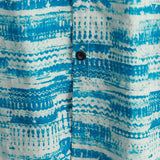Ulrich Kurzarm-Herrenhemd im Retro-Look – Blau