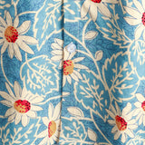 Blaues Hawaii-Herrenhemd mit Blumenmuster