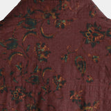 Boho-Retro-Herrenhemd mit Blumen