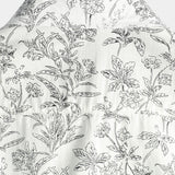 Weißes Sommer-Hawaiihemd für Herren mit Blumen