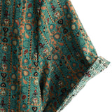 Grünes Paisley-Herrenhemd im 70er-Stil