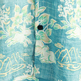 Blaues Vintage-Hawaiihemd für Herren