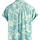 Blaues Vintage-Hawaiihemd für Herren