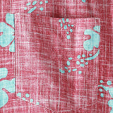 Hawaii-Herrenhemd mit roten Blumen