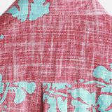 Hawaii-Herrenhemd mit roten Blumen
