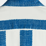 Vintage-Herrenhemd mit blauen Längsstreifen