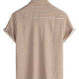 Manuel Kurzarm-Herrenhemd – Khaki