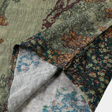 Grünes Vintage-Herrenhemd mit Waldmotiv