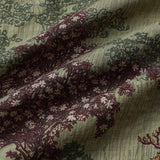 Grünes Vintage-Herrenhemd mit Waldmotiv