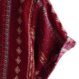 Elias Kurzarm-Herrenhemd im Retro-Look mit Streifen – Rot