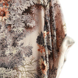 Samuel Retro-Kurzarmhemd für Herren mit Blumen – Beige