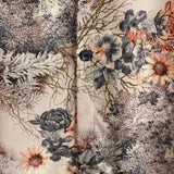 Samuel Retro-Kurzarmhemd für Herren mit Blumen – Beige