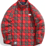 Gesteppte Herren-Baumwolljacke im Vintage-Stil