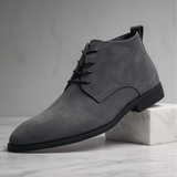 Elegante Herren-Stiefeletten aus Wildleder
