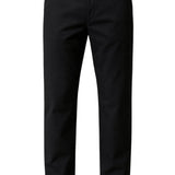 Herrenhose aus Baumwolle mit Elasthan – Schwarz